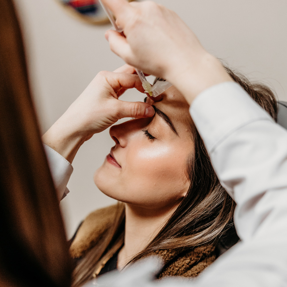 Botox injection for chronic migraine treatment at Transcend Headache Clinic in West Fargo, ND