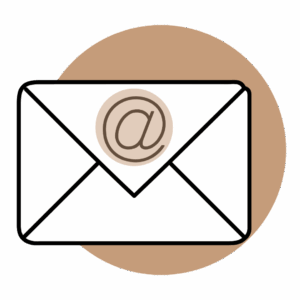 Email icon representing how to contact Transcend Headache Clinic via email at info@transcendheadacheclinic.com.