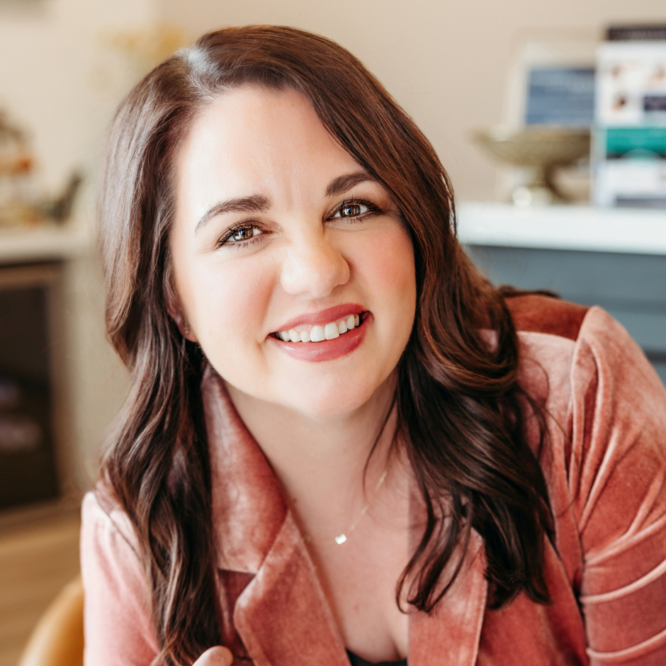 Emily Haen, RN, Clinical Nurse Manager at Transcend Headache Clinic, smiling at the West Fargo clinic.