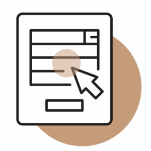 Online form icon representing how providers can submit patient referrals to Transcend Headache Clinic through the secure online form.