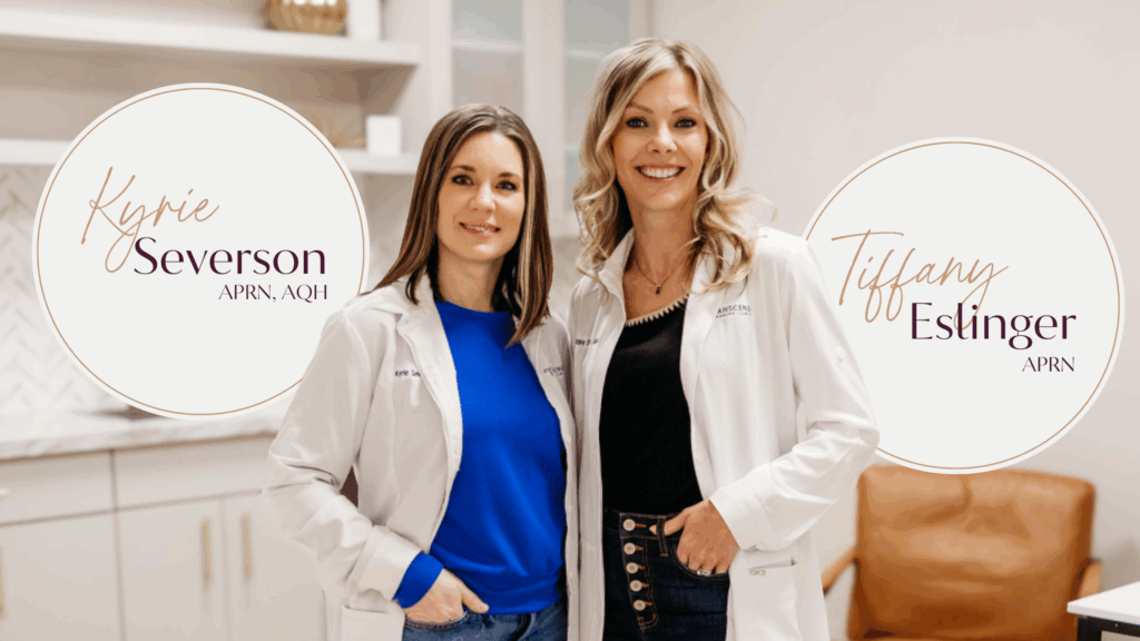 Transcend Headache Clinic providers Kyrie Severson and Tiffany Eslinger, APRNs, specializing in headache and migraine care.