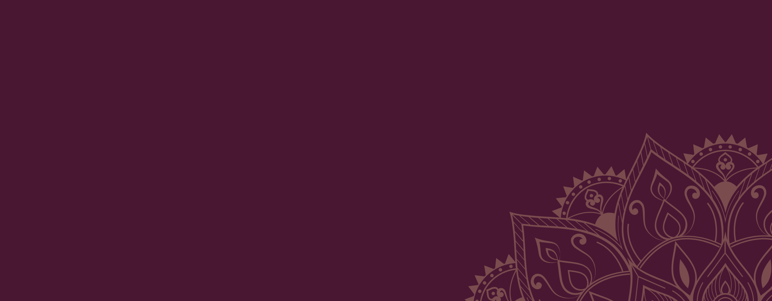 Aubergine mandala brand pattern used by Transcend Headache Clinic