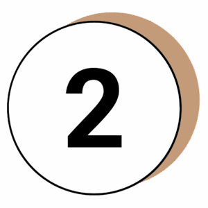 Number 2 icon representing Step 2: Headache Classification in the post-concussion care process at Transcend Headache Clinic in West Fargo, ND.